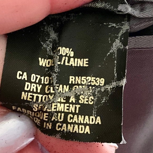 Vintage Blazer Men/Unisex Tweed Herringbone Plaid Wool Gray Teal Orange Sz 46R - Picture 5 of 11